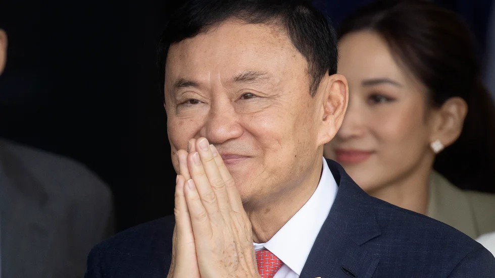 Thailands före detta premiärminister Thaksin Shinawatra. Arkivbild.