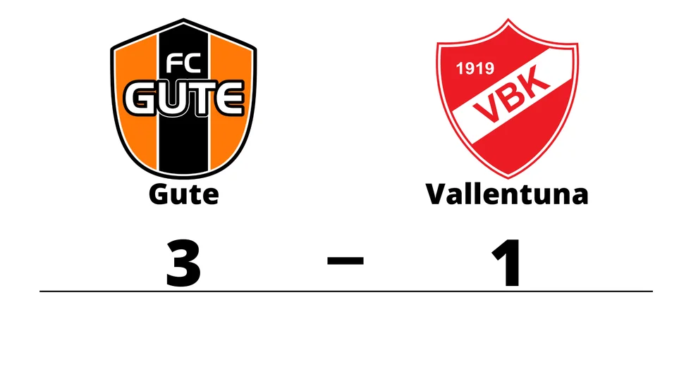 FC Gute vann mot Vallentuna BK