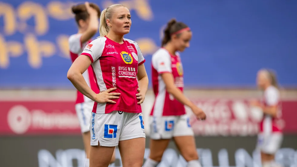 Klara Folkesson känner sig inte stressad över att det inte blev fullpott i den viktiga matchen mot Brommapojkarna.