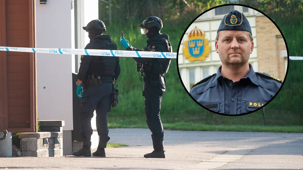 Vid ett av våldsdåden detonerade en sprängladdning i Högbrunn. Vi tittar på samband till de övriga dåden, berättar Daniel Eriksson, chef för avdelningen för grova brott.