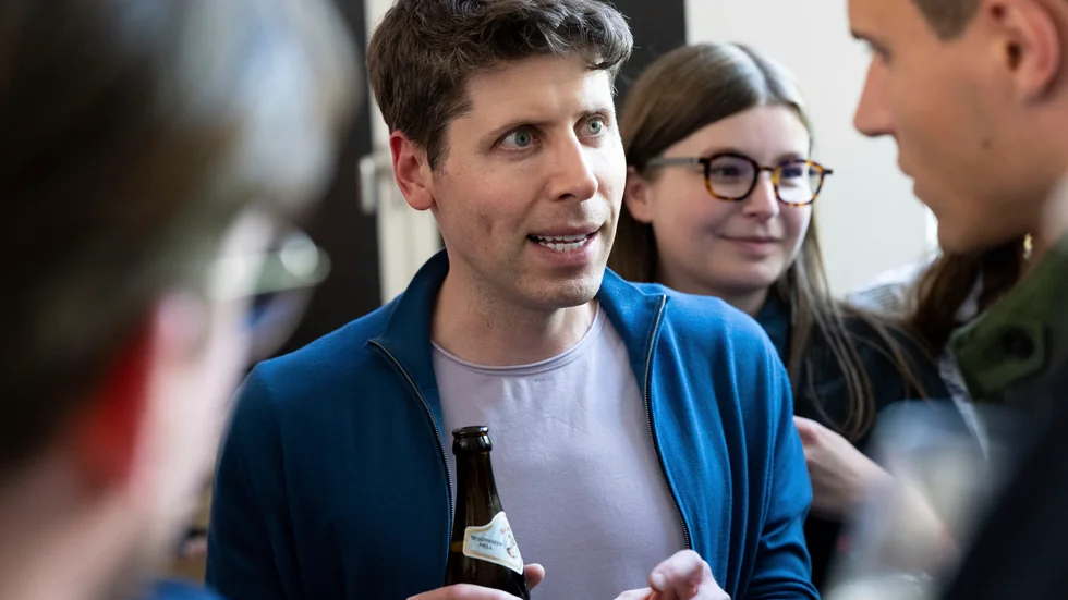 Sam Altman, vd för Open AI. Arkivbild.