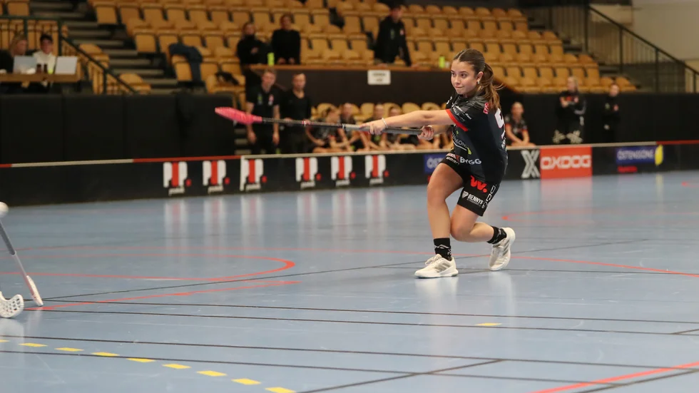 Solfjäderstaden, här Elicia Alfheim i en tidigare match, blev mållöst mot Nykvarn.