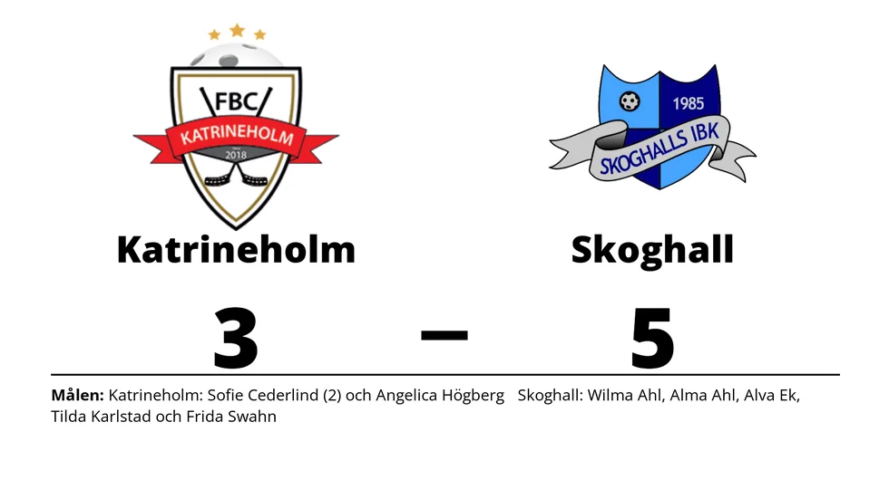 FBC Katrineholm förlorade mot Skoghalls IBK