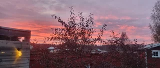 Dagens läsarbild: Färgsprakande himmel