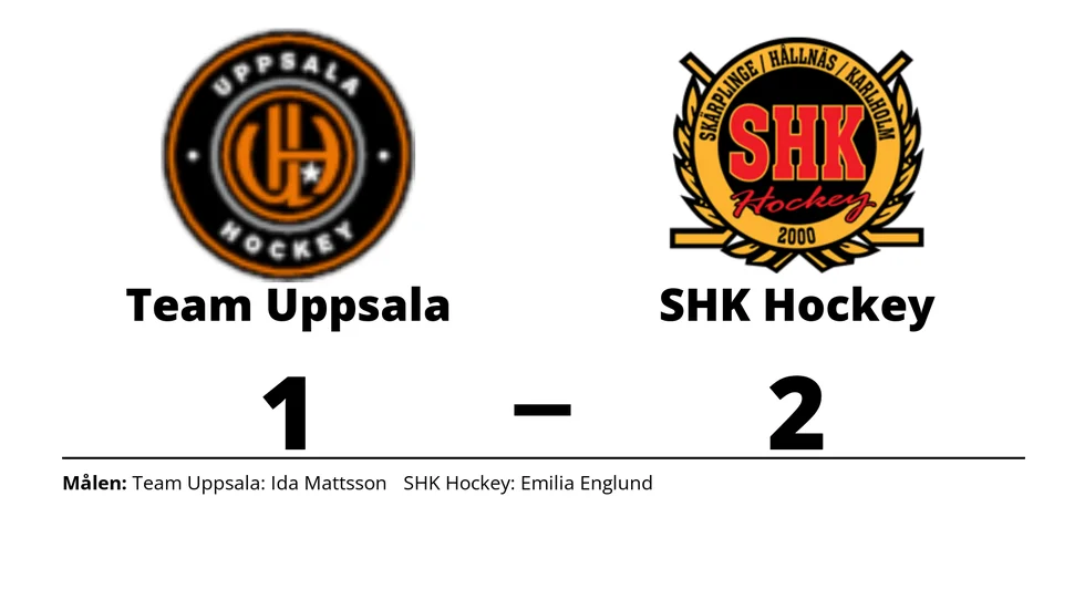 Team Uppsala HC förlorade mot SHK Hockey Club
