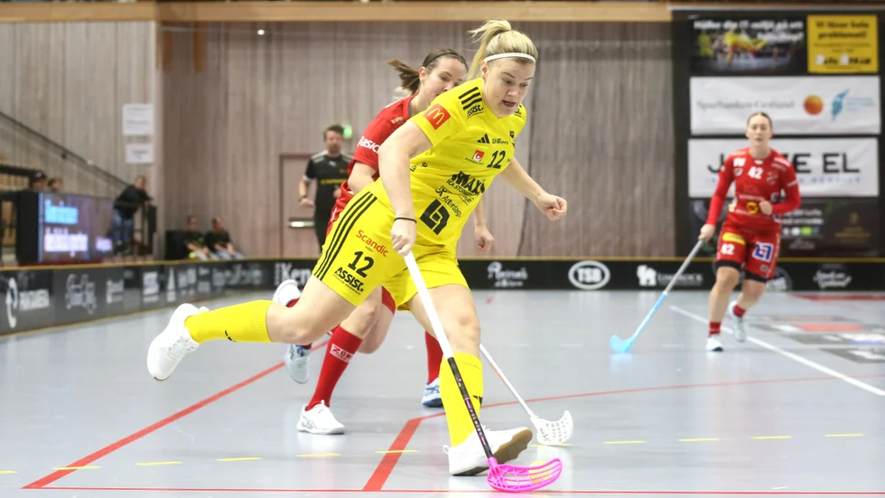 Endres landslagsstjärna Ellen Böckstedt i matchen mot Lockerud.