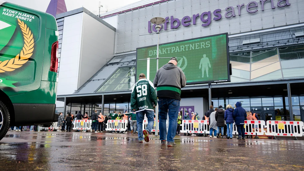 Löfbergs arena i Karlstad. 