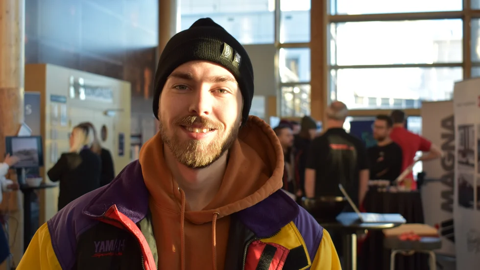Sten Mårtensson från Uppsala trivs bra i Skellefteå. "Jag gillar att Campus är litet så man lätt kan lära känna folk", säger han.