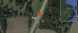 Stopp på väg 55 på grund av olycka med flera fordon