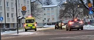 Inga personskador efter trafikolycka på Vrinnevigatan