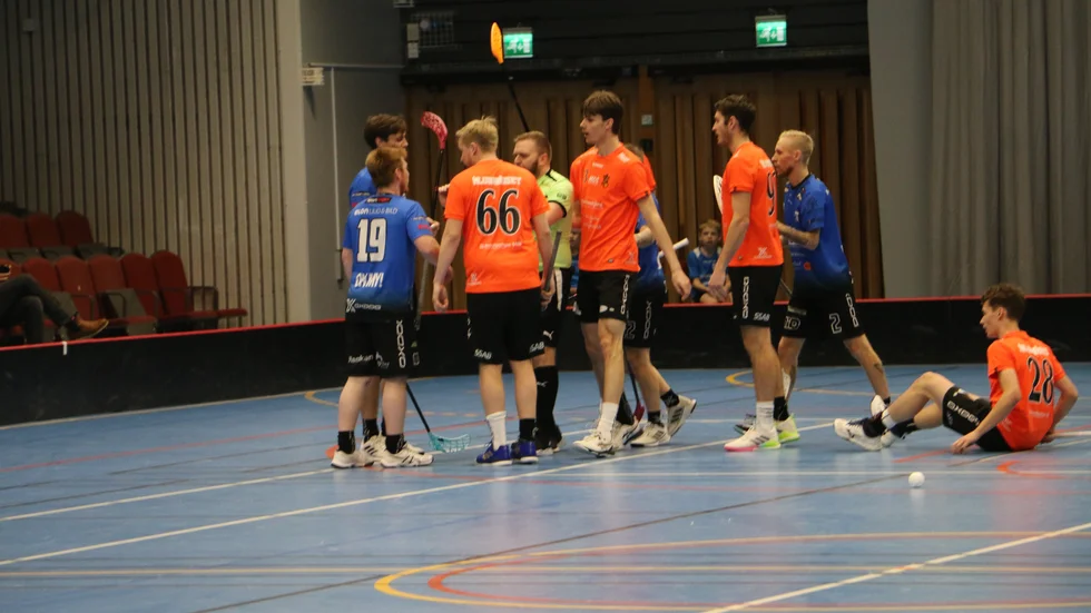 Det hettade till rejält några minuter in i den andra perioden. Luleå fick spela fem mot tre efter den här situationen. Öjebyn reducerade på straff 1-2 med två man mindre på planen.