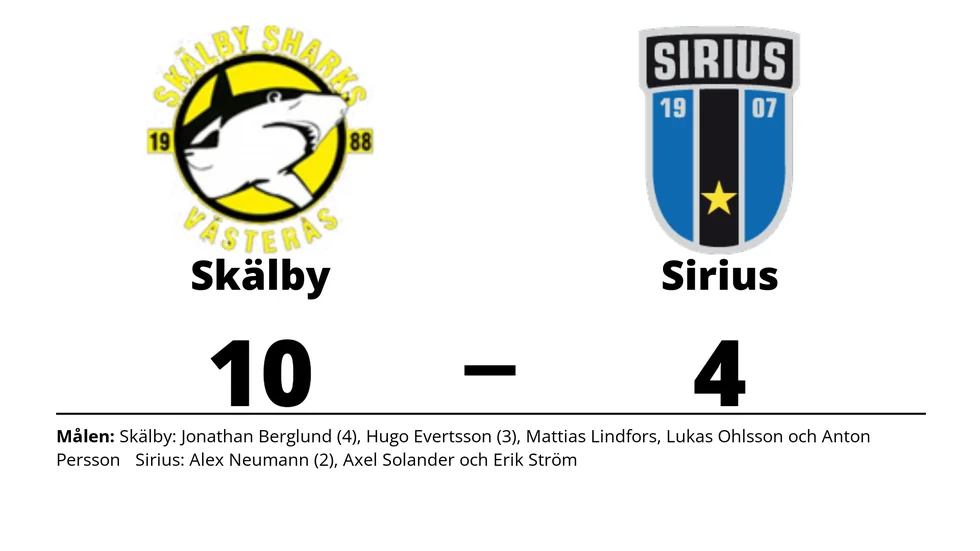 Skälby IBK vann mot IK Sirius IBK