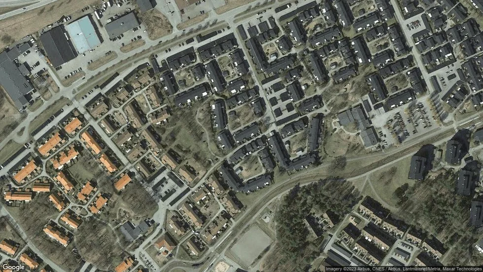Området kring Emil Hedelius Gata 114