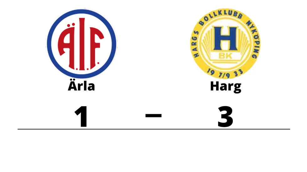 Ärla IF förlorade mot Hargs BK