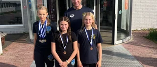 Brunelius plockade fem medaljer i bassängen
