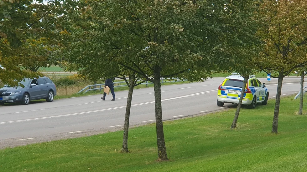 Polisen stoppade flera bilar i samband med insatsen på Tornbyområdet.