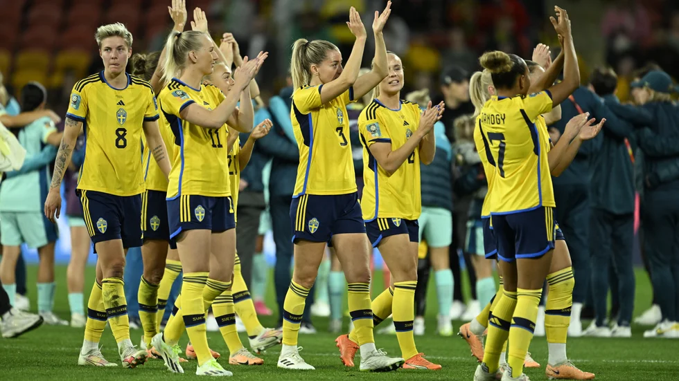 Sveriges bronslag i VM. Arkivbild.