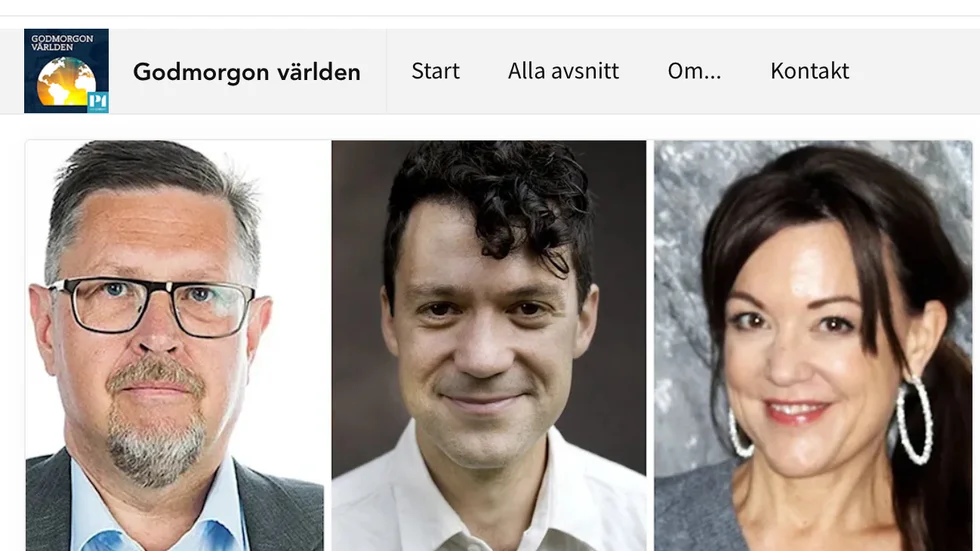 NSD:s Olov Abrahamsson, Leonidas Aretakis, oberoende socialistiska Flamman, och Carolin Dahlman, krönikör i konservativa Nya Wermlandstidningen, har hörts flera gånger i P1 under 2023.