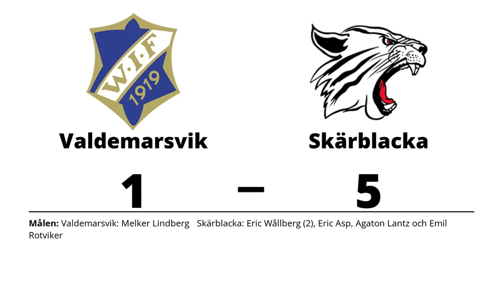 Valdemarsviks IF förlorade mot Skärblacka IF