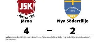 Förlust för Nya Södertälje trots mål av Mario Gorgis och Gabriel Sado