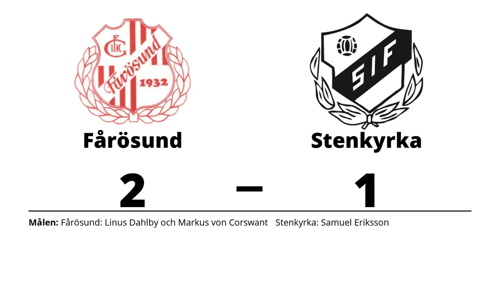 Fårösund GoIK vann mot Stenkyrka IF