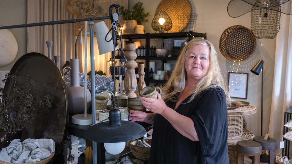 Allt som finns i Catharina Stålnackes butik är noga utvalt av henne själv.