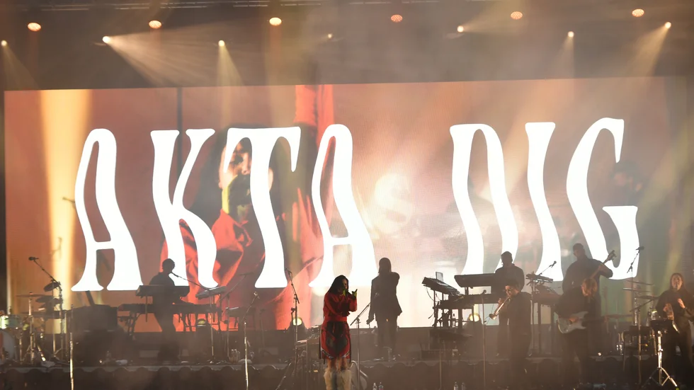 Miriam Bryant och Veronica Maggio bjöd på en unik konsert på Nordanå i Skellefteå 2023.
