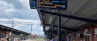 Tågförseningar trafikdygnet ut