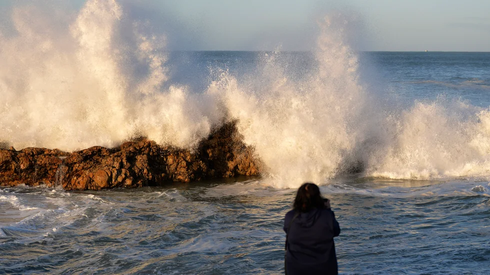Det har varit extra stormigt i havet utanför Sydafrika den senaste tiden.