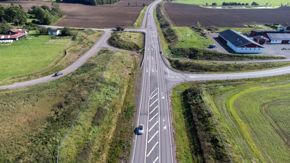 Korsningen på 34:an mellan Motala och Borensberg fick kritik men Länsstyrelsen Östergötland anser inte att hastigheten behöver sänkas på platsen.