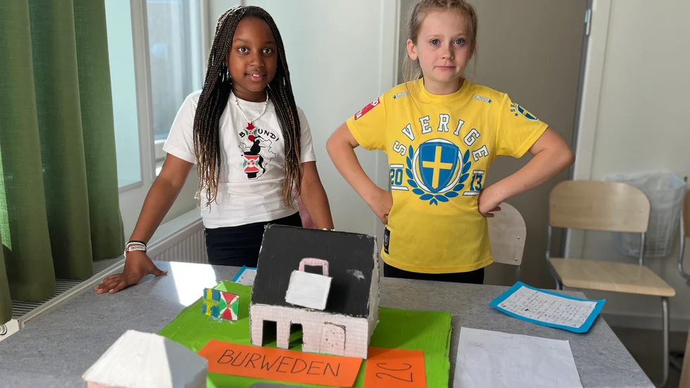 Docy Samulla och Freja Wrangensten har skapat "Burweden", ett drömhus inspirerat av deras hemländer Burundi och Sverige.