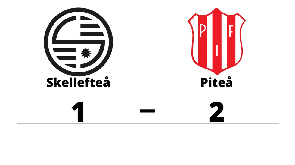 Skellefteå FF förlorade mot Piteå IF FF