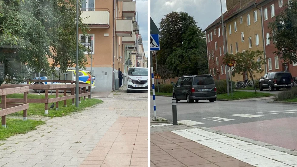 Vid 14.15-tiden fick Corren tips av en läsare att hundbil samt insatsstyrka befinner sig på Götgatan.