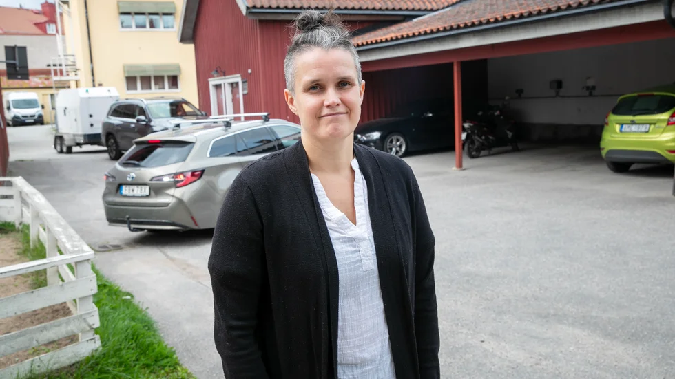 Cecilia Tapio är rektor vid Dibber Västerbo förskola. Skolan ligger i området som spärrades av under måndagsförmiddagen.