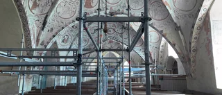 Nu ska takmålningarna i S:ta Maria kyrka renoveras