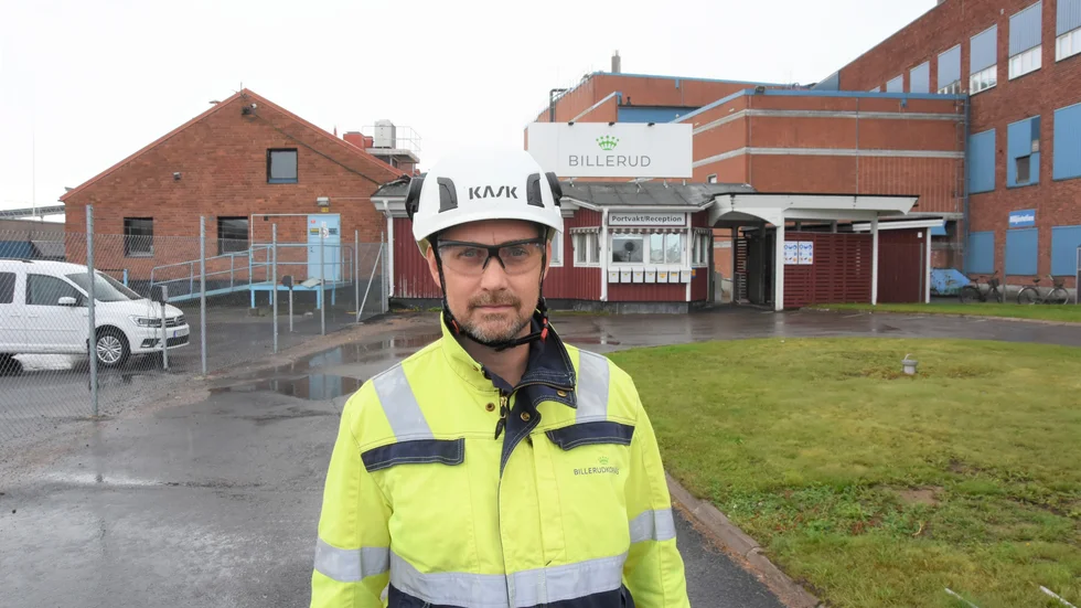 "Ungefär 500 personer är involverade ur ett underhållsperspektiv", säger Anders Ejerlund underhållschef Billerud.
