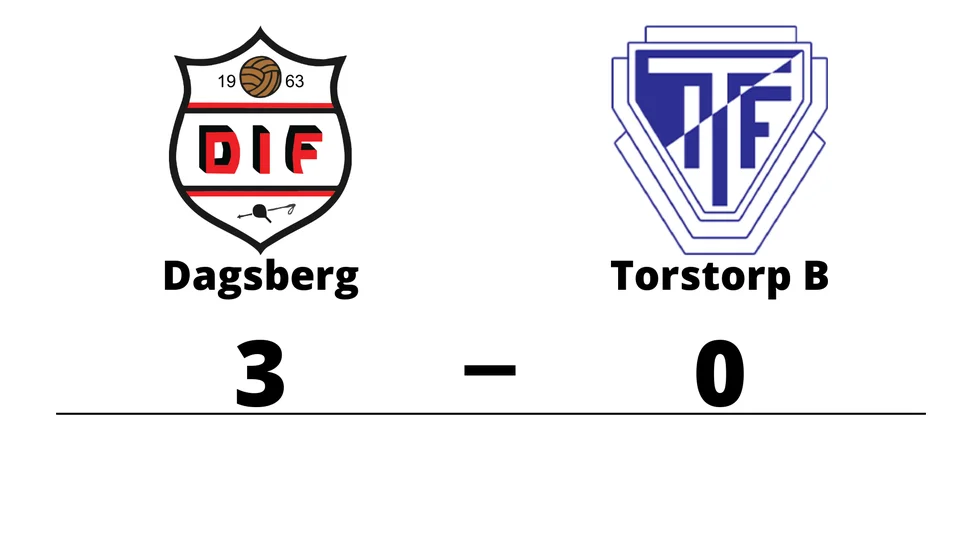 Dagsbergs IF B vann mot Torstorps IF B