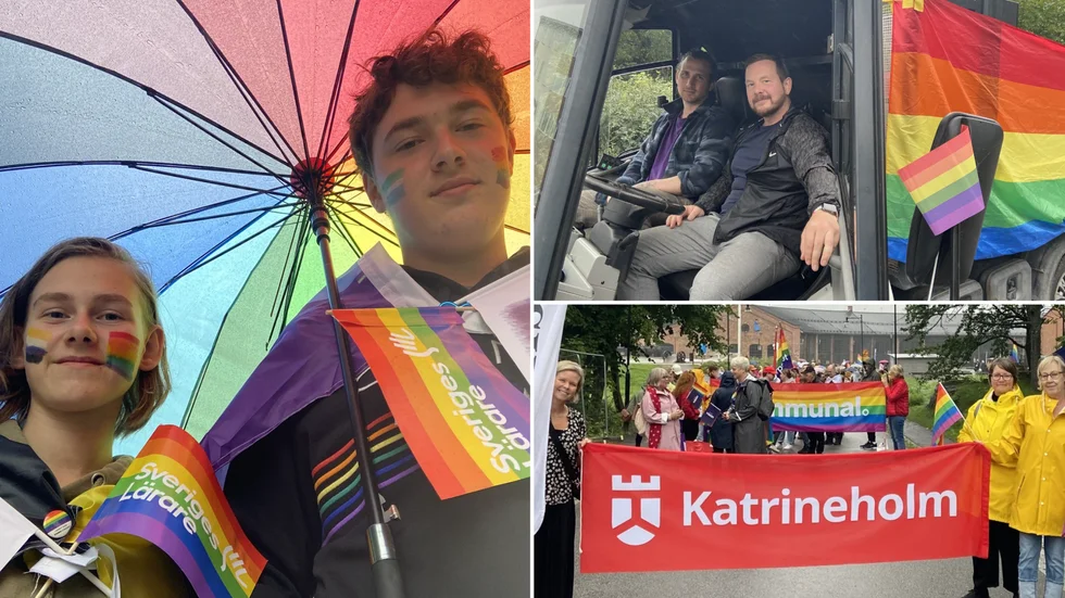 Vi rapporterade från pridefesten i Katrineholm. Du hittar hela flödet nedan.