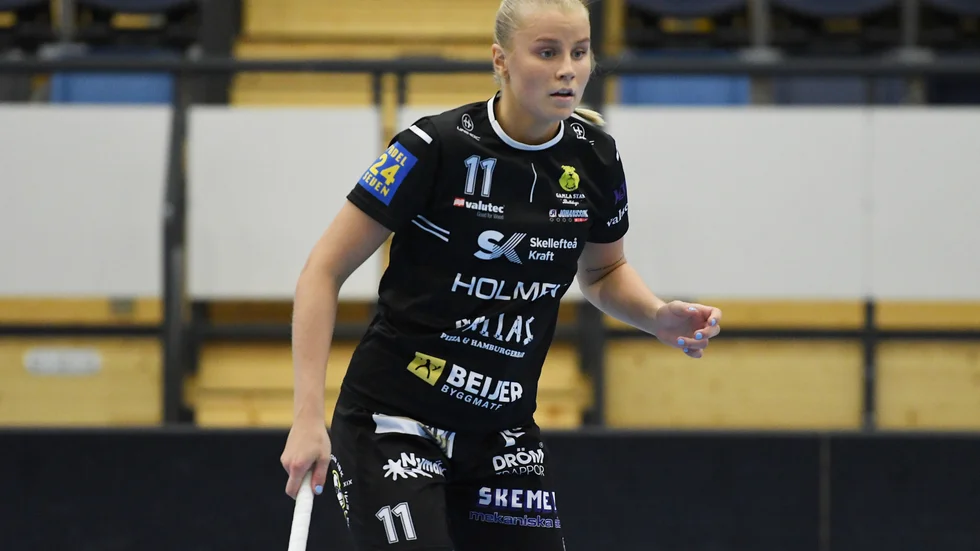 Emma Bäcklund gjorde 5–0 när Gamla Stan vann i DM-kvartsfinalen mot Skellefteå IBS.