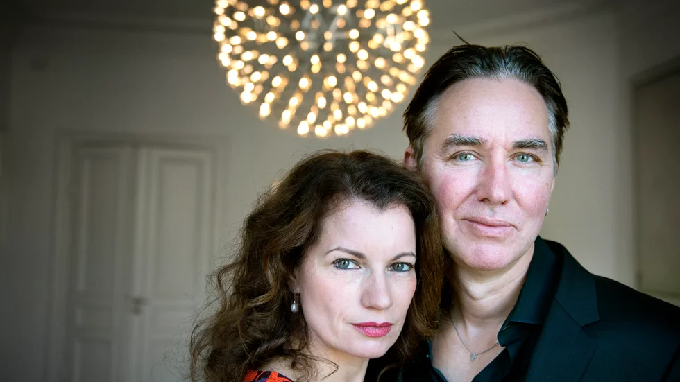 Alexandra Coelho Ahndoril och Alexander Ahndoril är författarparet bakom pseudonymen Lars Kepler. Arkivbild.
