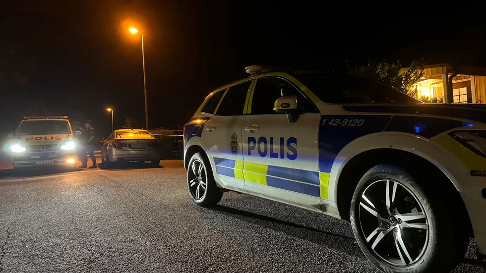 Polisinsats i Bestorp förra veckan. 