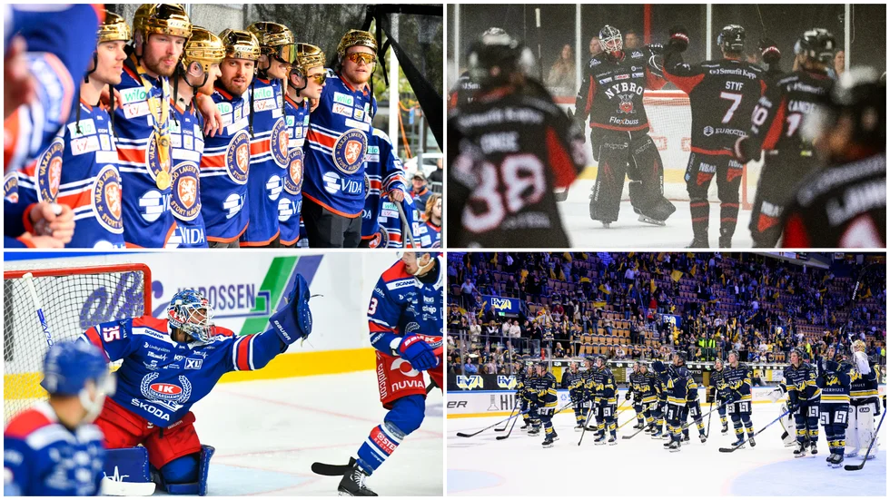 Växjö, Nybro, Oskarshamn och HV71 är fyra av sju smålandslag i de två högsta hockeyserierna den här säsongen.
