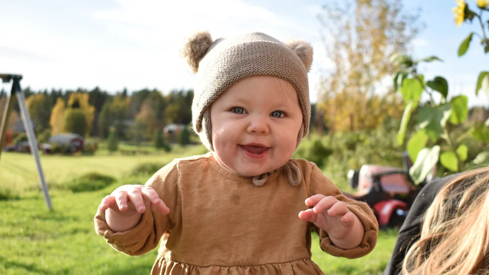 Lara Westerlund agerade modell på den vinnande bilden.