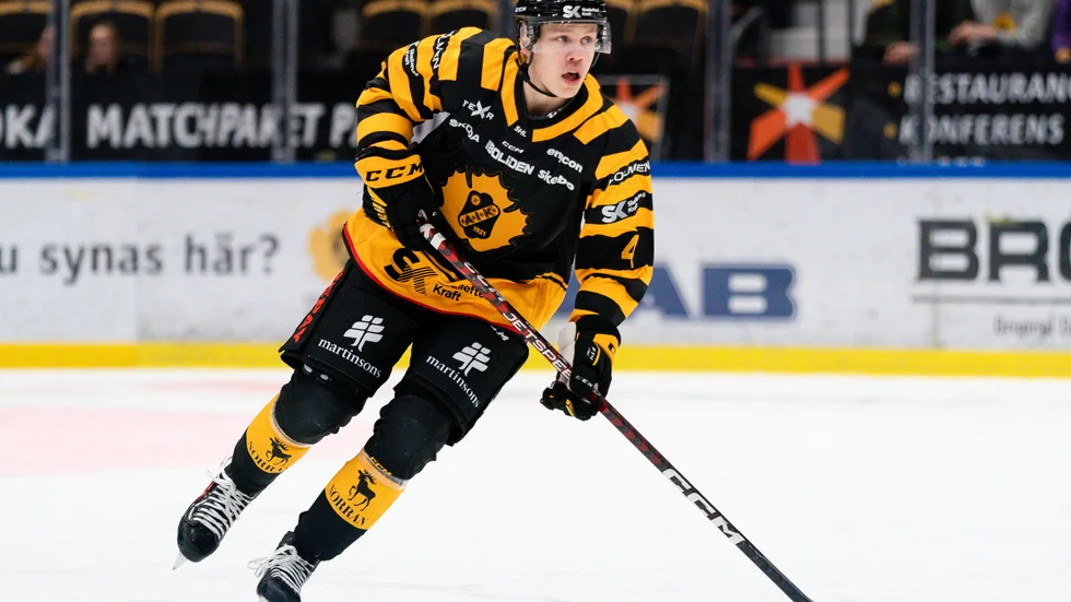 Tim Barkemo spelade drygt 18 minuter i Skellefteå AIK:s seger mot Luleå. Efteråt hyllades backen av Robert Ohlsson.