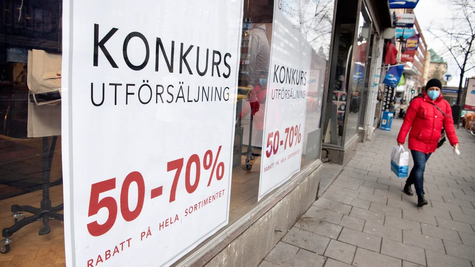 Under 2023 inkom 394 konkurser, en ökning med 84 procent jämfört med 2022. Arkivbild.