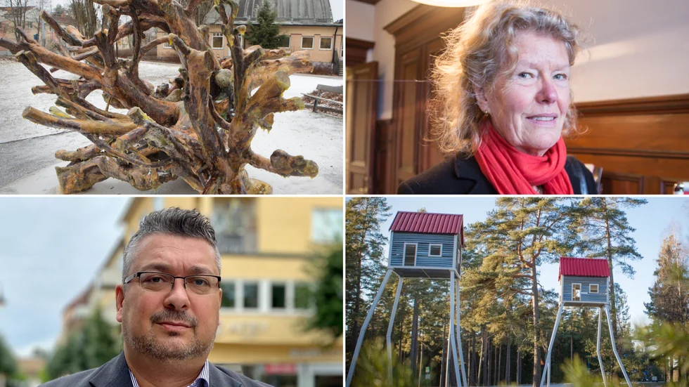 Stubbar och hus. Varken Cecilia Björk (S) eller Mica Vemic (SD) ska styra över konsten och kulturpolitiken i Katrineholm. 