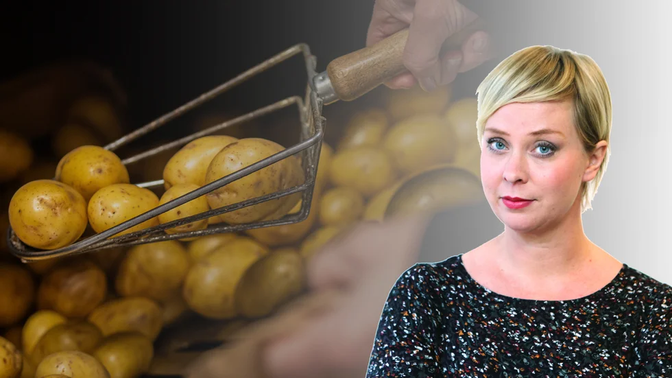 Vardagarna består av raggmunk, ugnspannkaka och potatissoppa. Men till helgen kan Anna Wennblad inte låta bli att festa till det med cocktailtomater på kvist och färska kryddor.