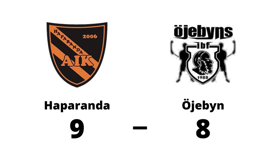 Haparanda AIK D1 vann mot Öjebyns IBF