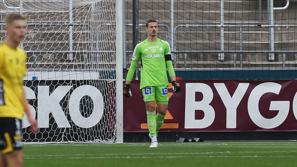 Wille Jakobsson i U21-semifinalen mot Elfsborg.