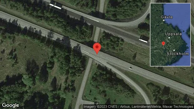Trafikolycka på E18